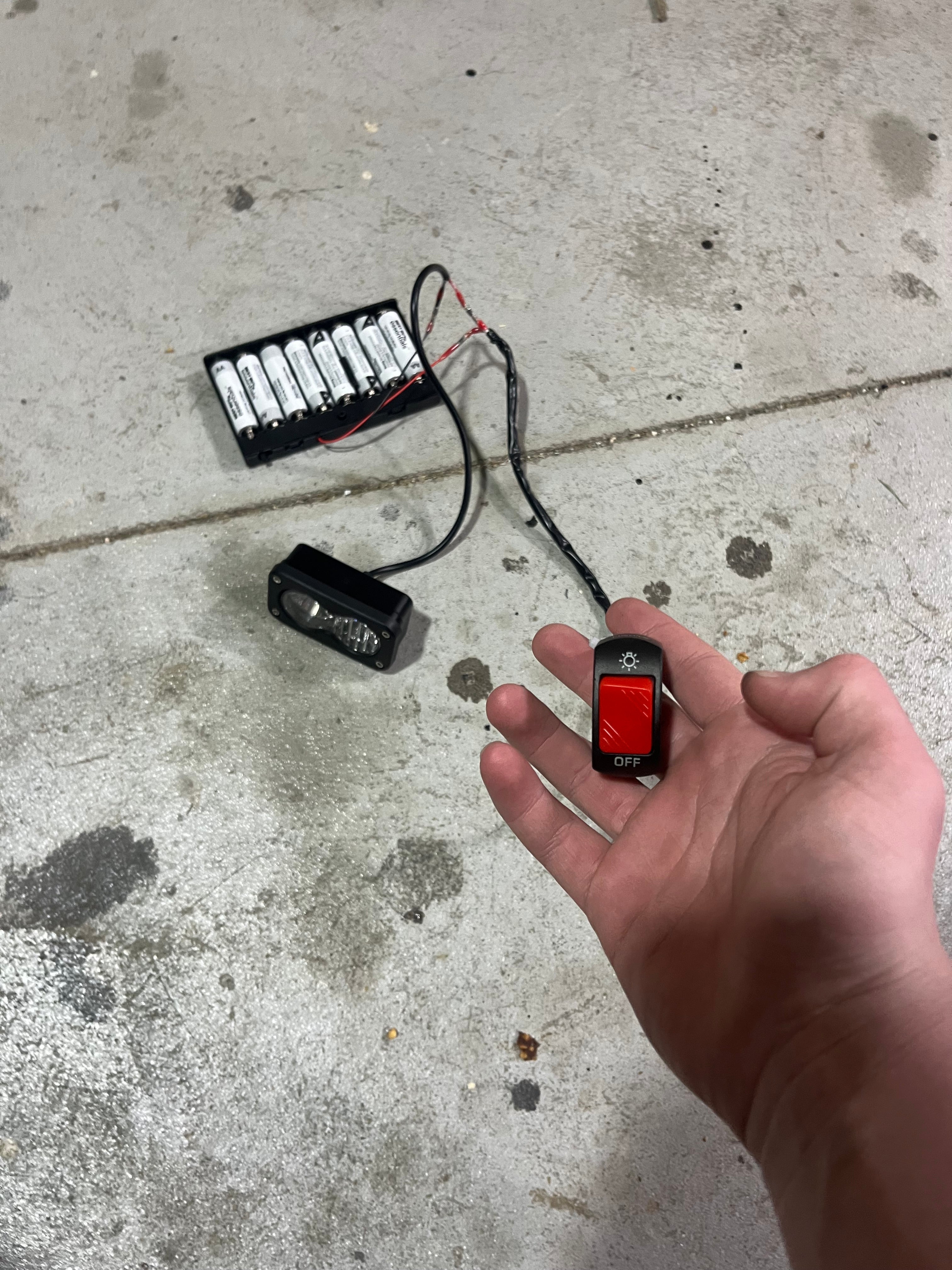Battery powered baja light (ships next day)