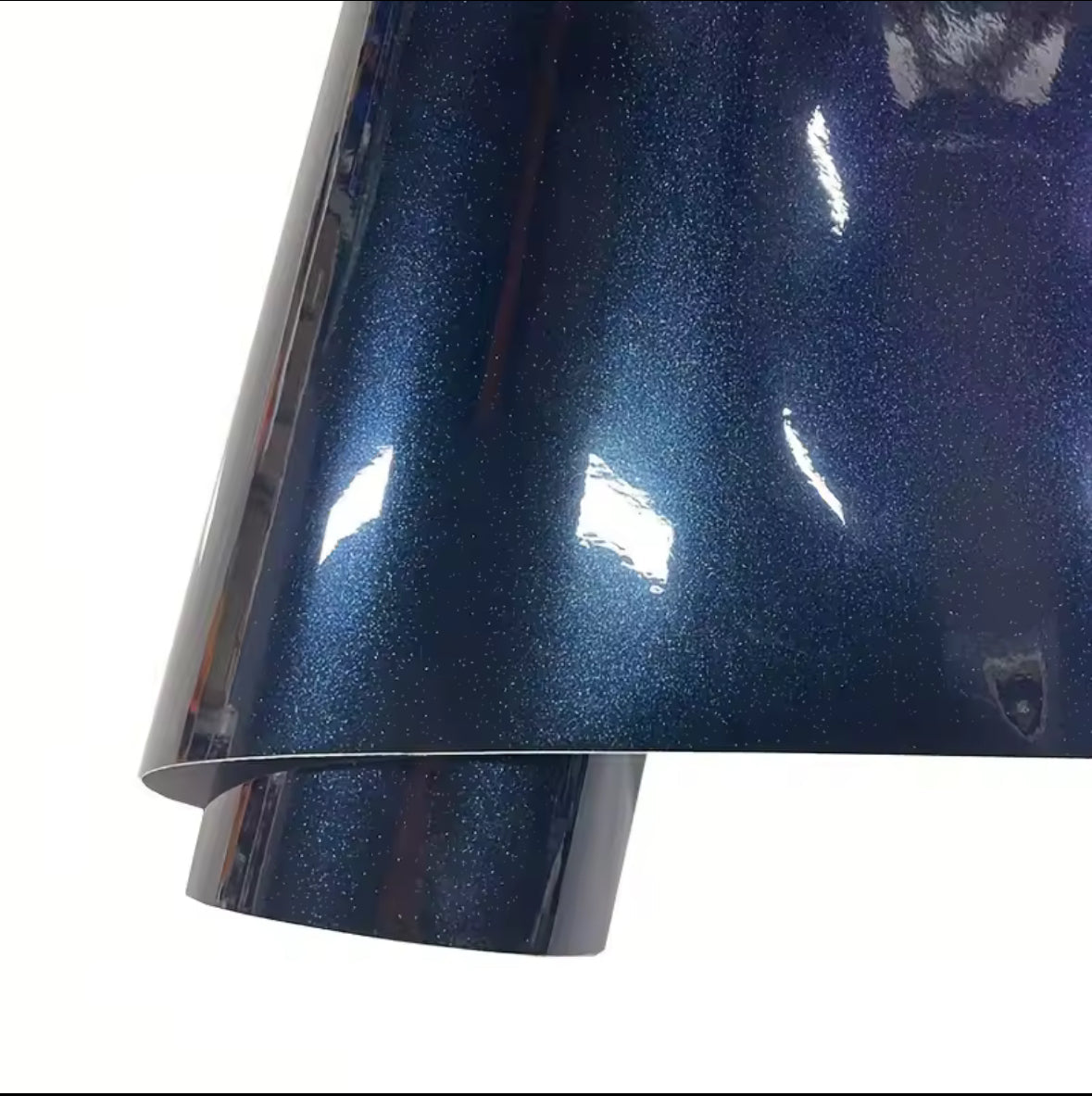 SPARKLY GLOSSY MIDNIGHT BLUE WRAP