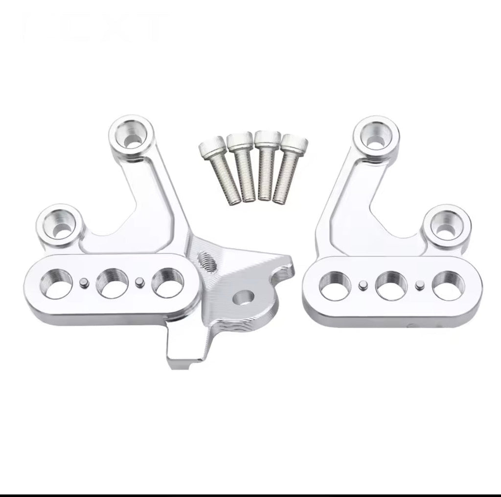 Chrome Peg Mounts + Peg Bracket