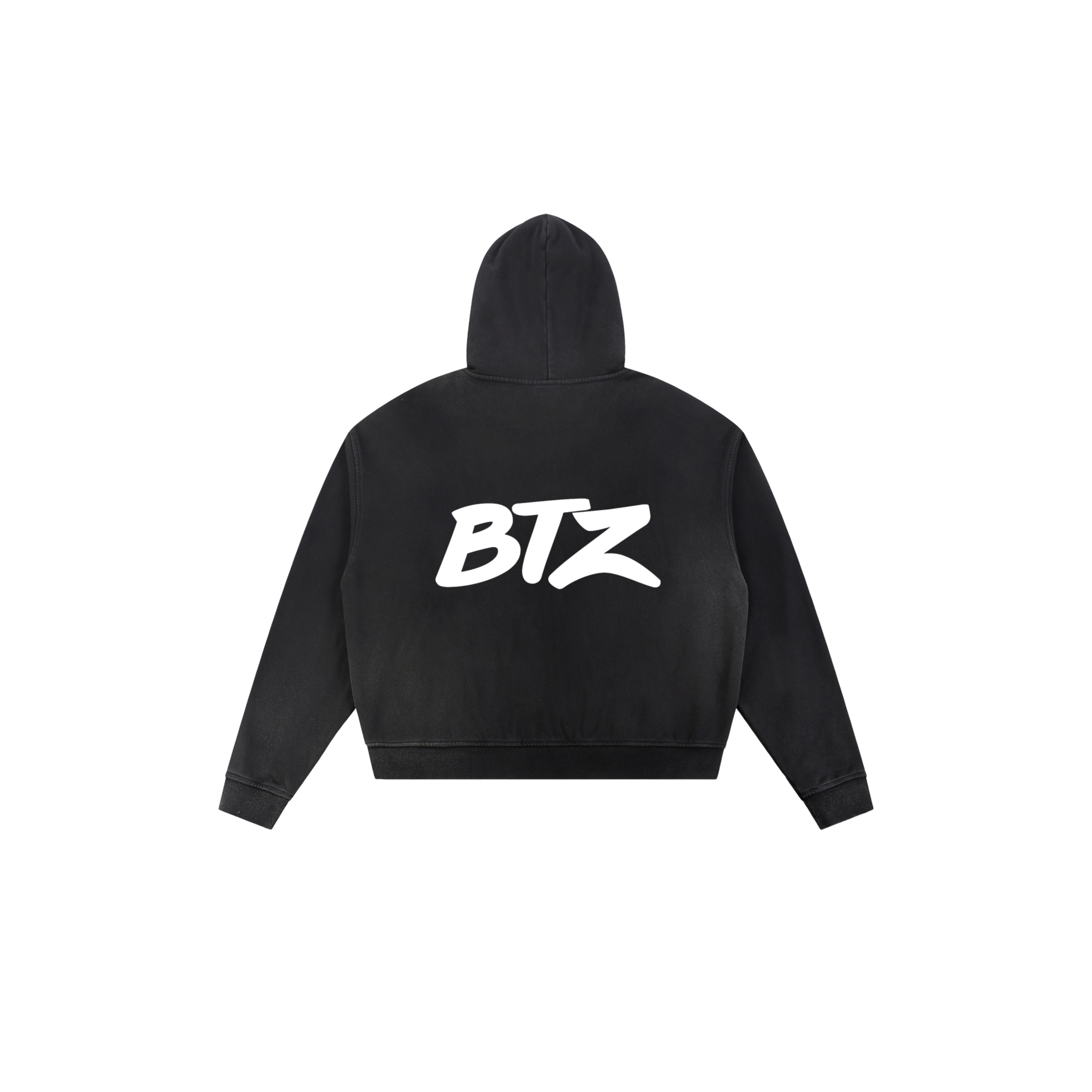 BTZ HOODIE (WHITE PRINT)