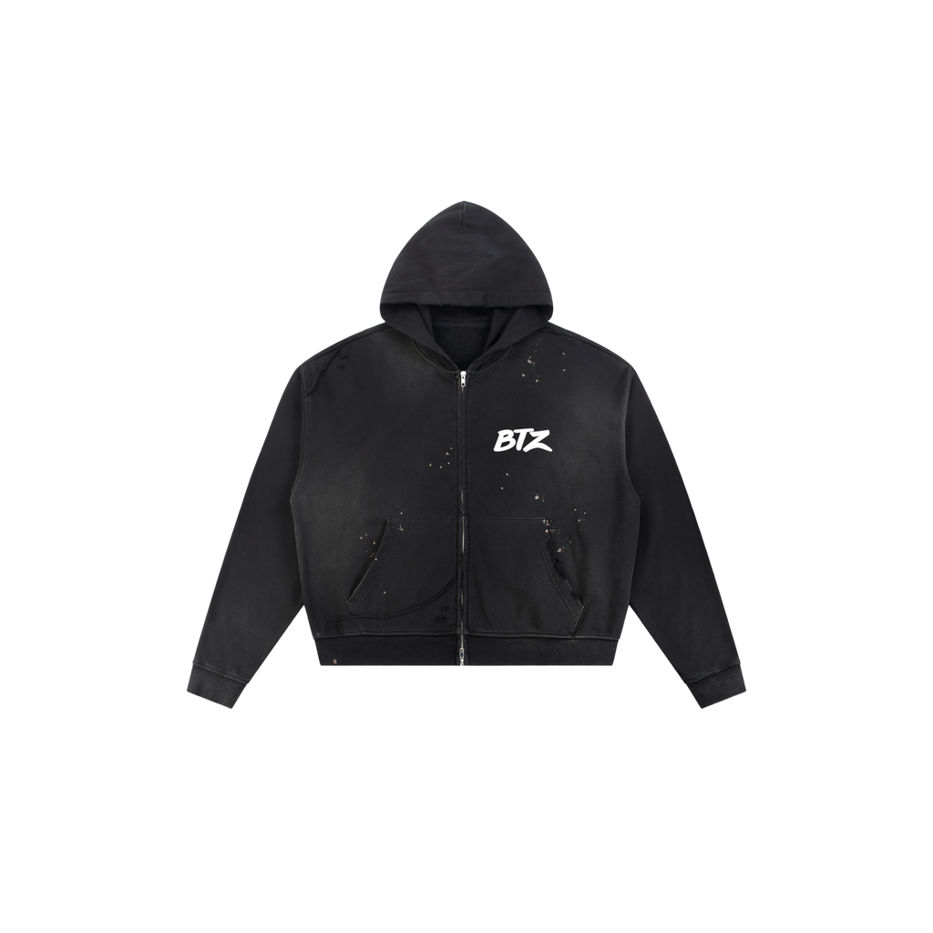 BTZ HOODIE (WHITE PRINT)